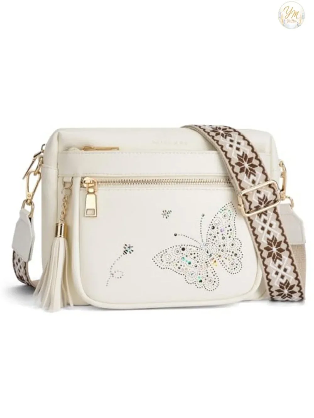 Vegan Leather Crossbody Bag Women Trendy Purse Shoulder Handbag Quilted